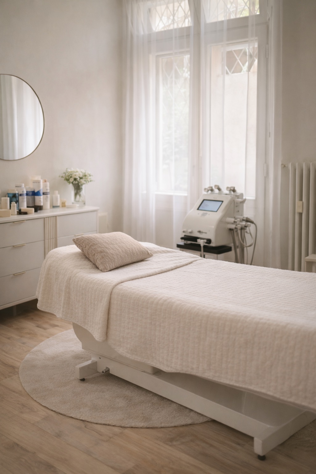 Be U Beauty kezelőszoba napfényes